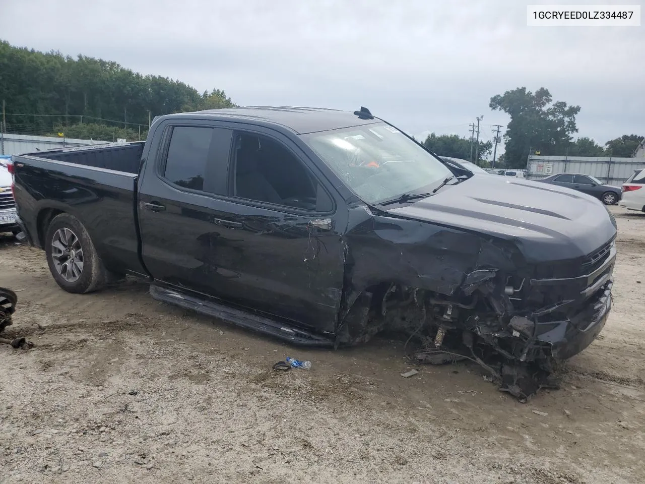 2020 Chevrolet Silverado K1500 Rst VIN: 1GCRYEED0LZ334487 Lot: 72917834