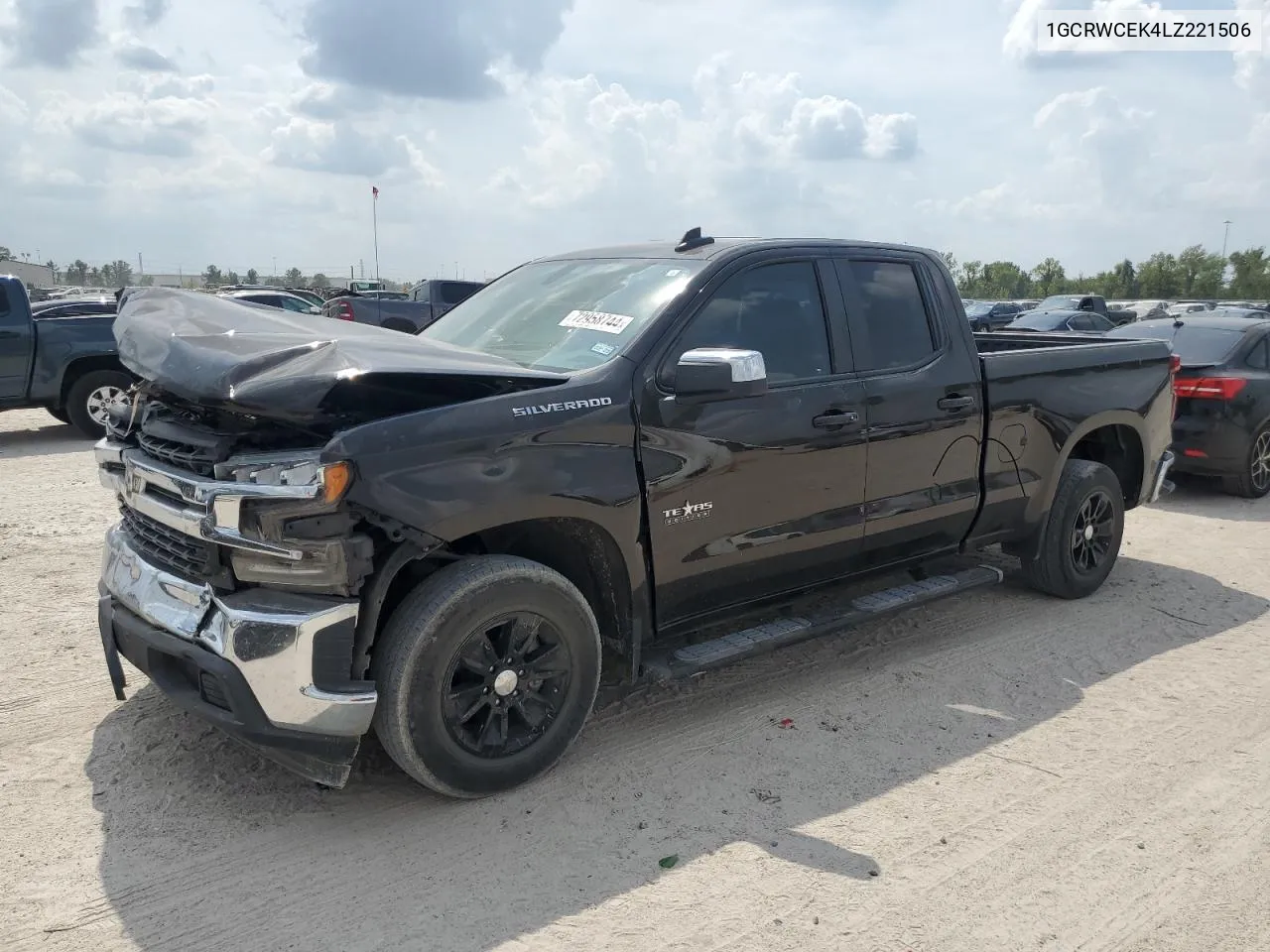 2020 Chevrolet Silverado C1500 Lt VIN: 1GCRWCEK4LZ221506 Lot: 72958744