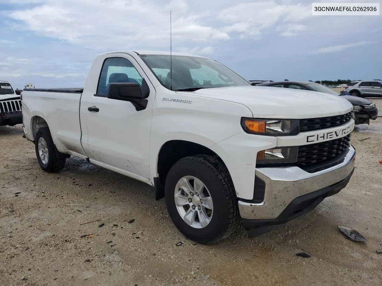 2020 Chevrolet Silverado C1500 VIN: 3GCNWAEF6LG262936 Lot: 73097284