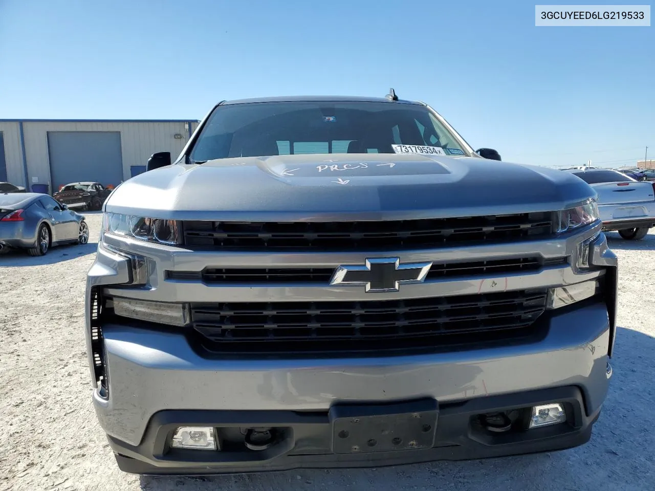 2020 Chevrolet Silverado K1500 Rst VIN: 3GCUYEED6LG219533 Lot: 73179534