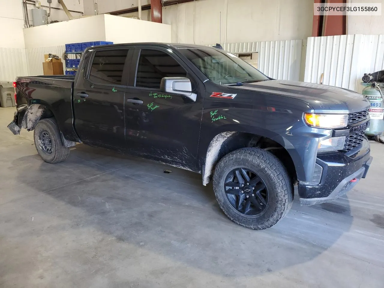 2020 Chevrolet Silverado K1500 Trail Boss Custom VIN: 3GCPYCEF3LG155860 Lot: 73179824