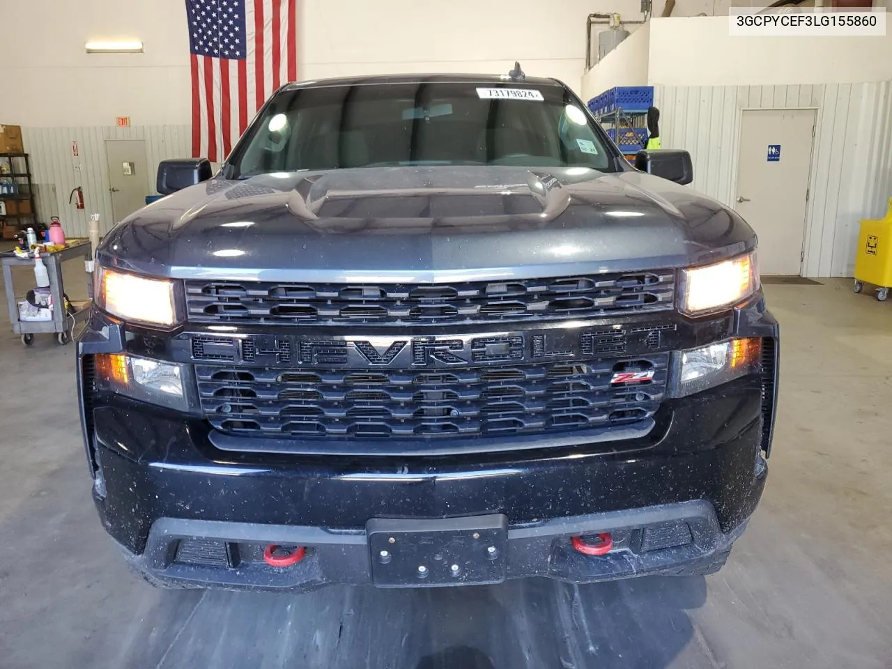 2020 Chevrolet Silverado K1500 Trail Boss Custom VIN: 3GCPYCEF3LG155860 Lot: 73179824