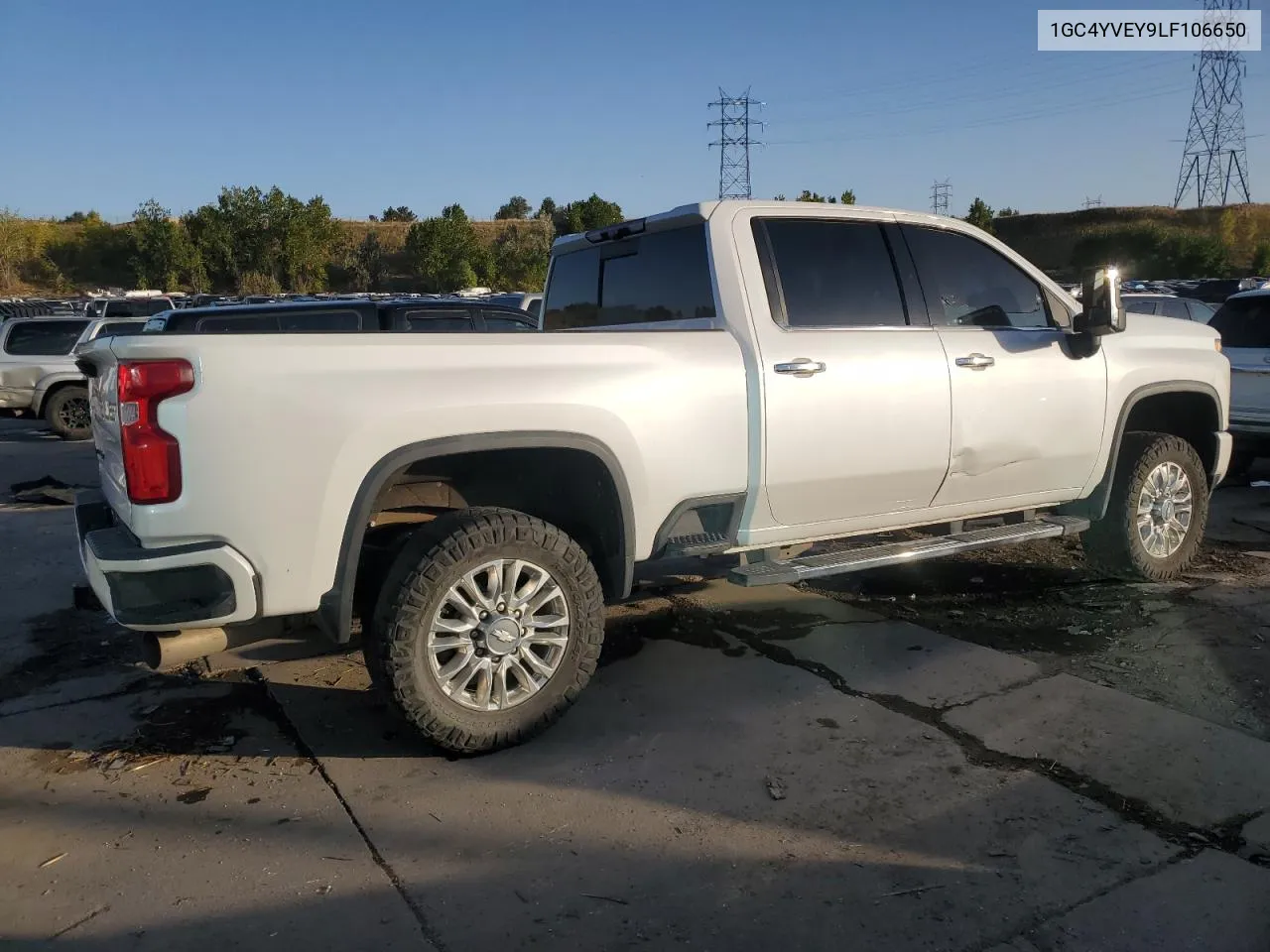 2020 Chevrolet Silverado K3500 High Country VIN: 1GC4YVEY9LF106650 Lot: 73395444