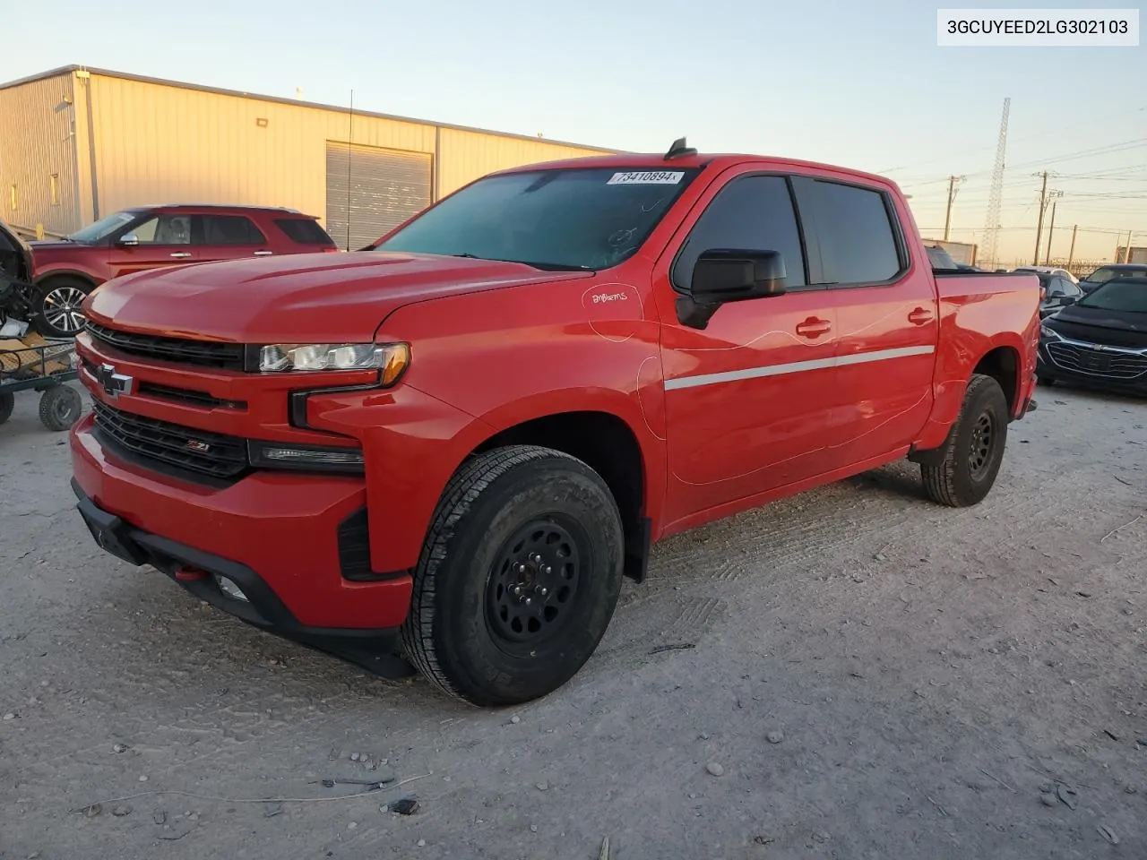 2020 Chevrolet Silverado K1500 Rst VIN: 3GCUYEED2LG302103 Lot: 73410894