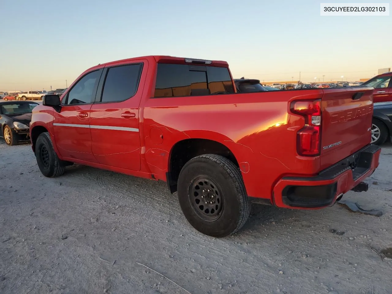 2020 Chevrolet Silverado K1500 Rst VIN: 3GCUYEED2LG302103 Lot: 73410894