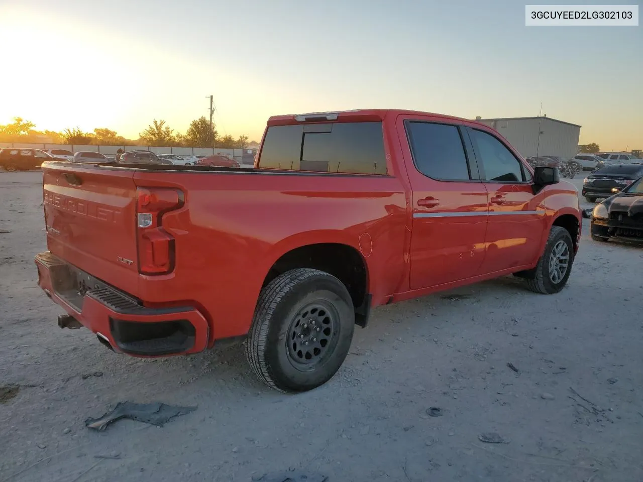 2020 Chevrolet Silverado K1500 Rst VIN: 3GCUYEED2LG302103 Lot: 73410894