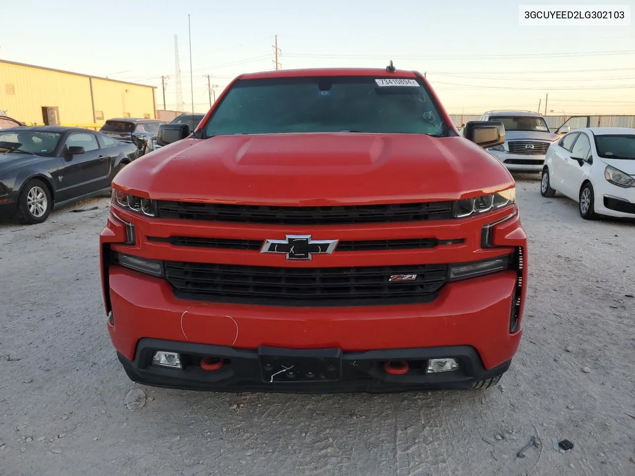 2020 Chevrolet Silverado K1500 Rst VIN: 3GCUYEED2LG302103 Lot: 73410894