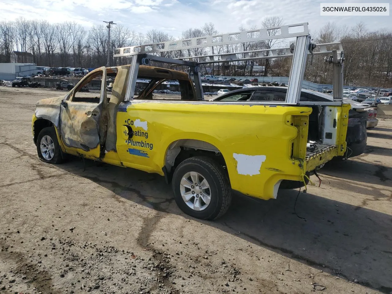 2020 Chevrolet Silverado C1500 VIN: 3GCNWAEF0LG435026 Lot: 73455574