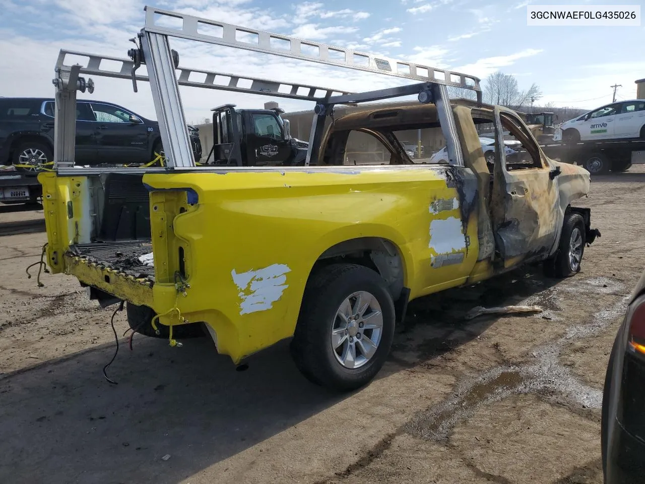 2020 Chevrolet Silverado C1500 VIN: 3GCNWAEF0LG435026 Lot: 73455574