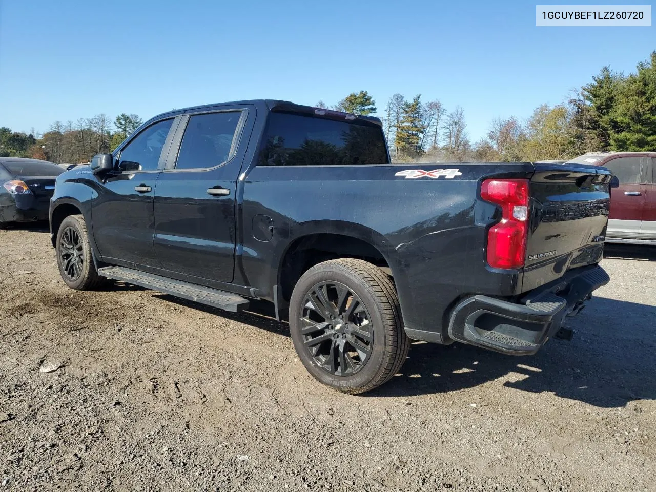 2020 Chevrolet Silverado K1500 Custom VIN: 1GCUYBEF1LZ260720 Lot: 73553114