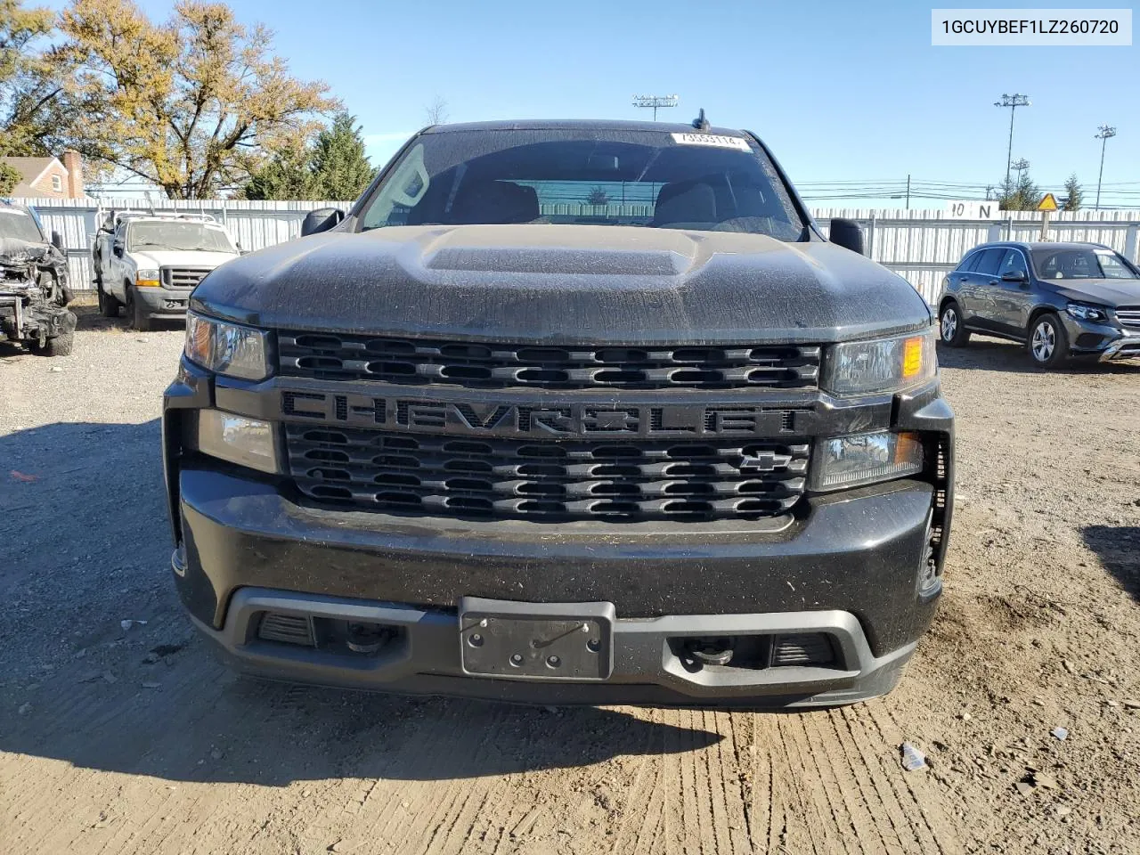 2020 Chevrolet Silverado K1500 Custom VIN: 1GCUYBEF1LZ260720 Lot: 73553114