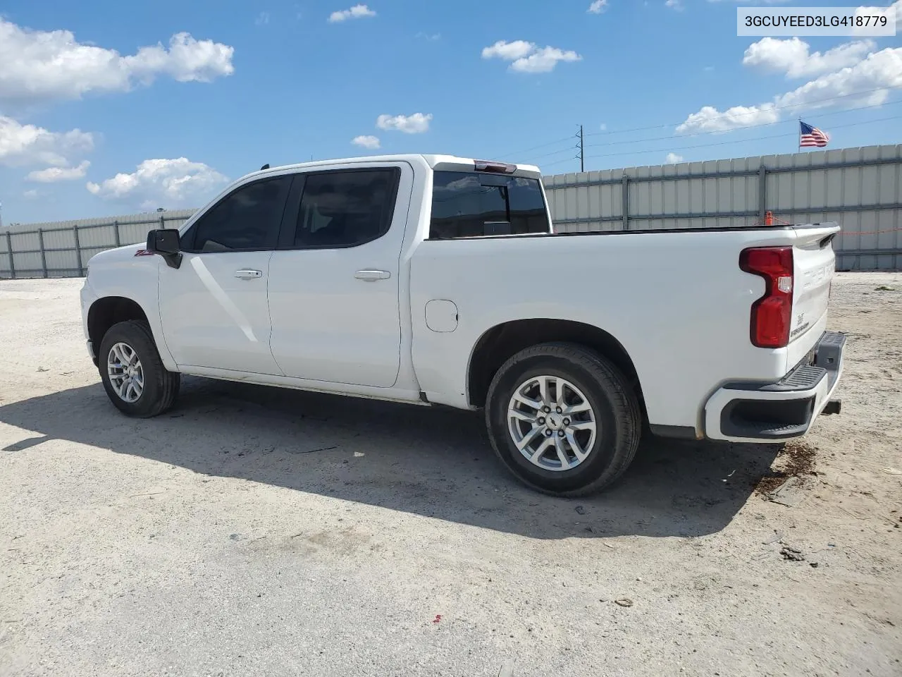 2020 Chevrolet Silverado K1500 Rst VIN: 3GCUYEED3LG418779 Lot: 73691614