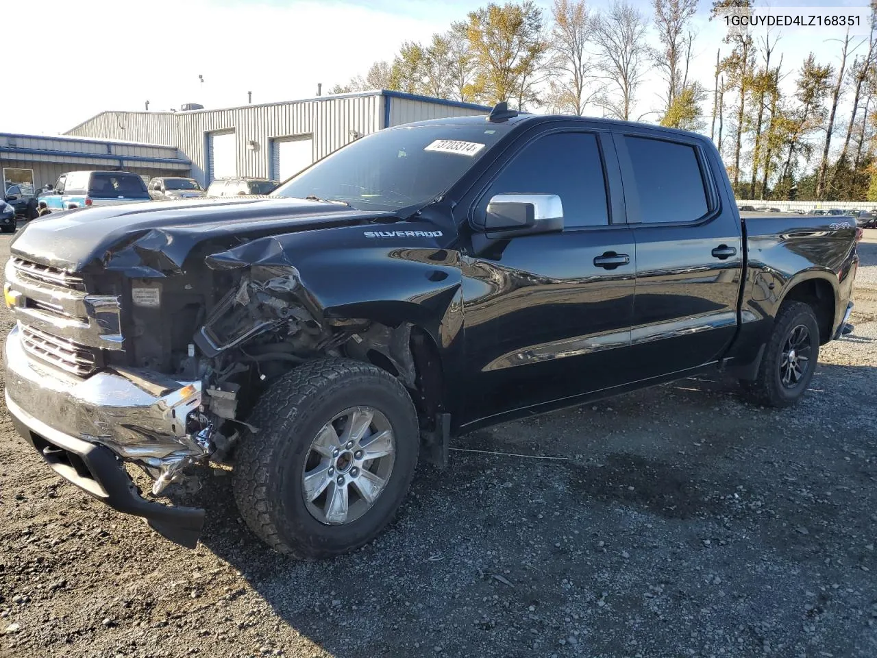 2020 Chevrolet Silverado K1500 Lt VIN: 1GCUYDED4LZ168351 Lot: 73703314