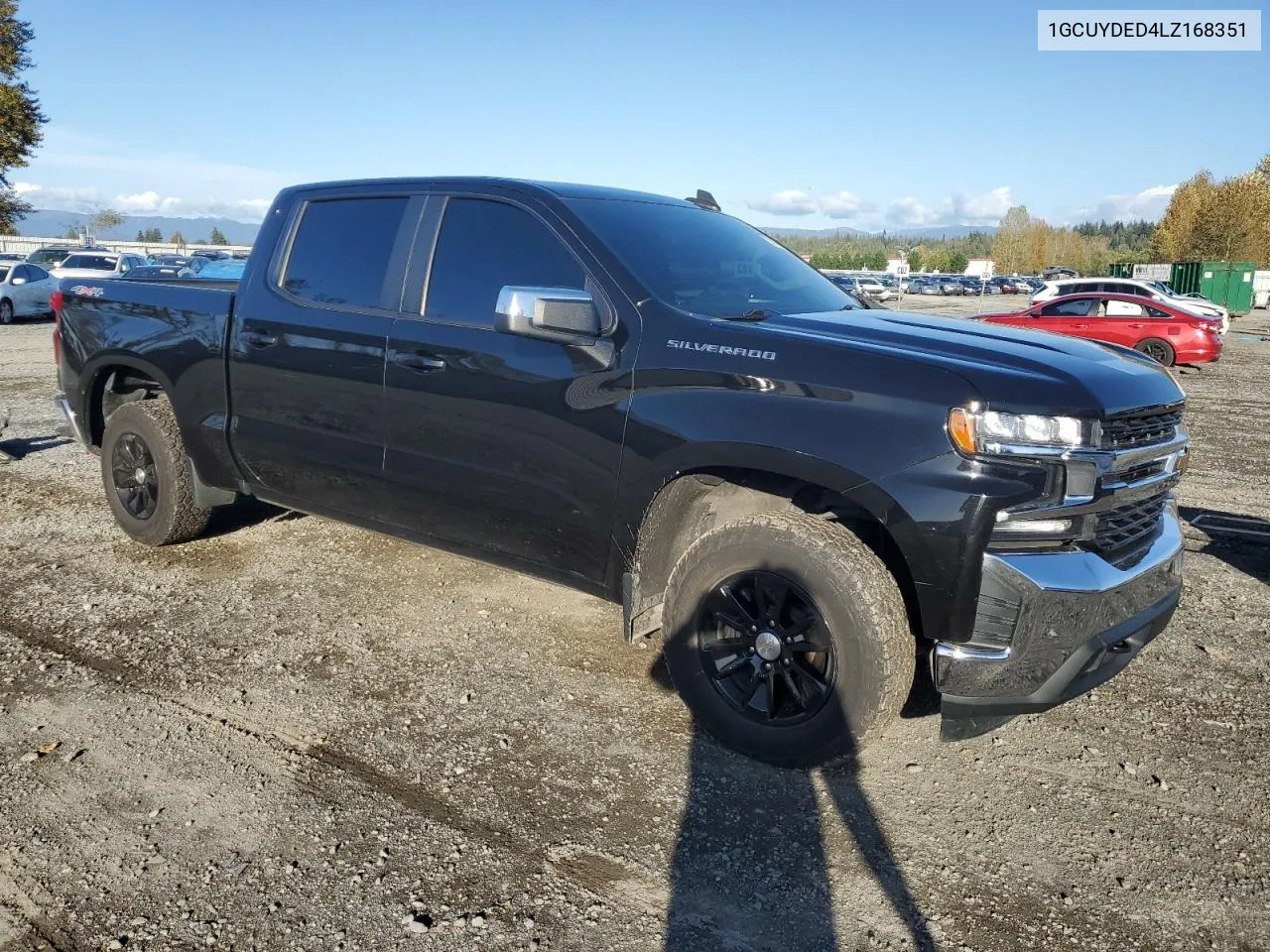 2020 Chevrolet Silverado K1500 Lt VIN: 1GCUYDED4LZ168351 Lot: 73703314