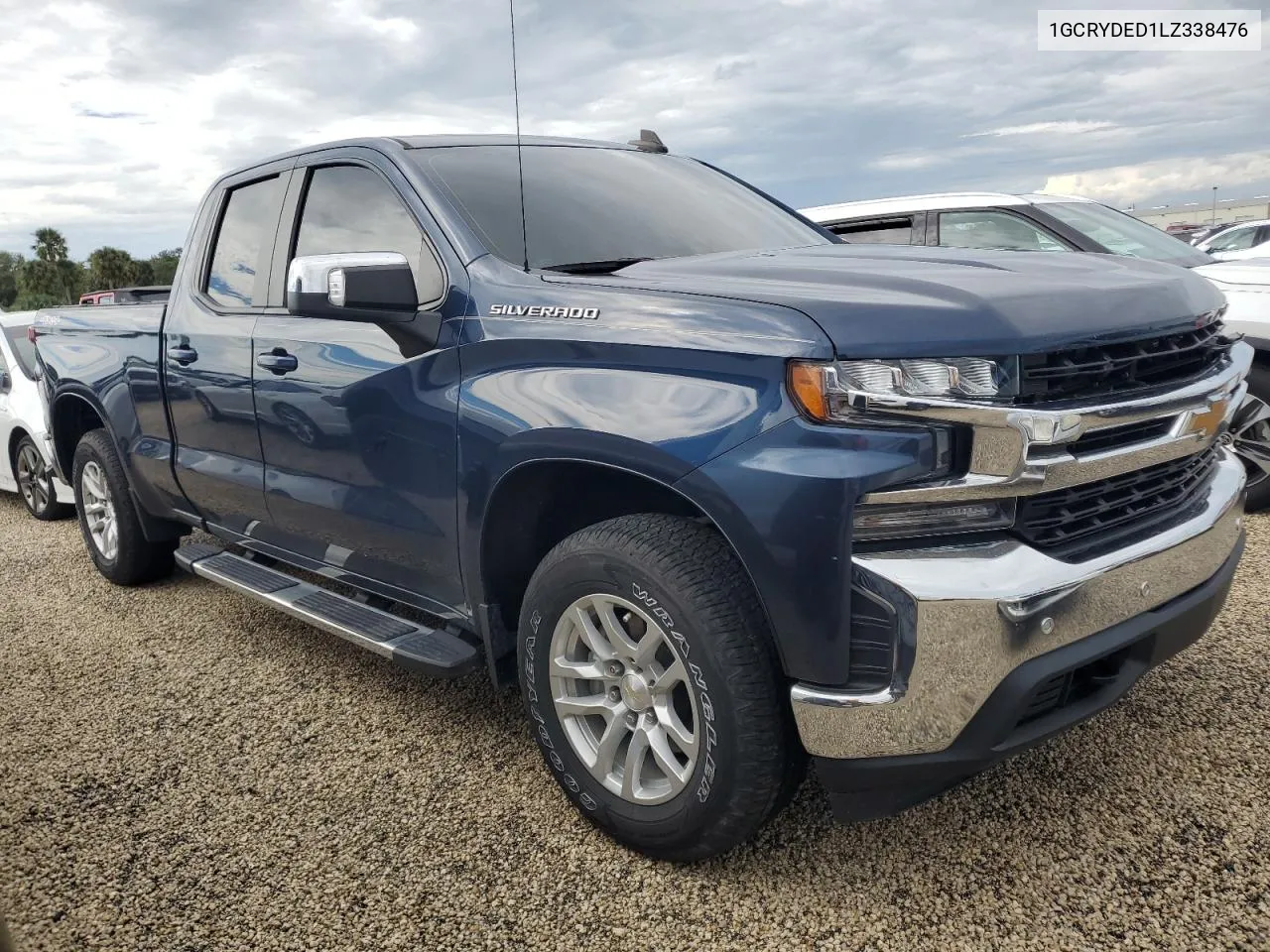 2020 Chevrolet Silverado K1500 Lt VIN: 1GCRYDED1LZ338476 Lot: 74029604