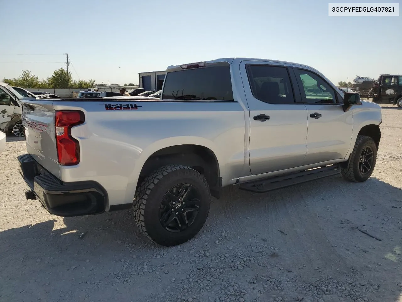 2020 Chevrolet Silverado K1500 Lt Trail Boss VIN: 3GCPYFED5LG407821 Lot: 74034554