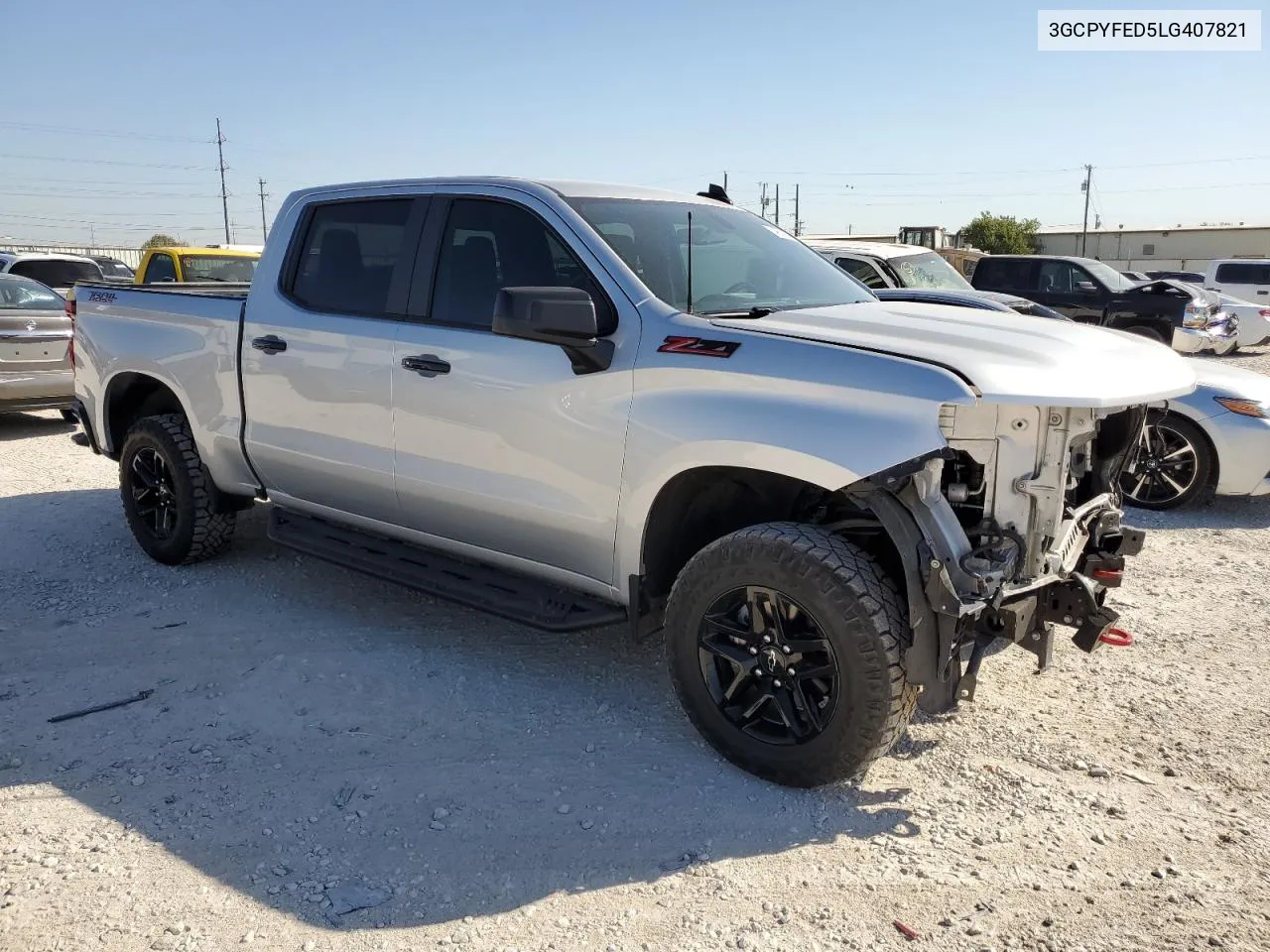 2020 Chevrolet Silverado K1500 Lt Trail Boss VIN: 3GCPYFED5LG407821 Lot: 74034554