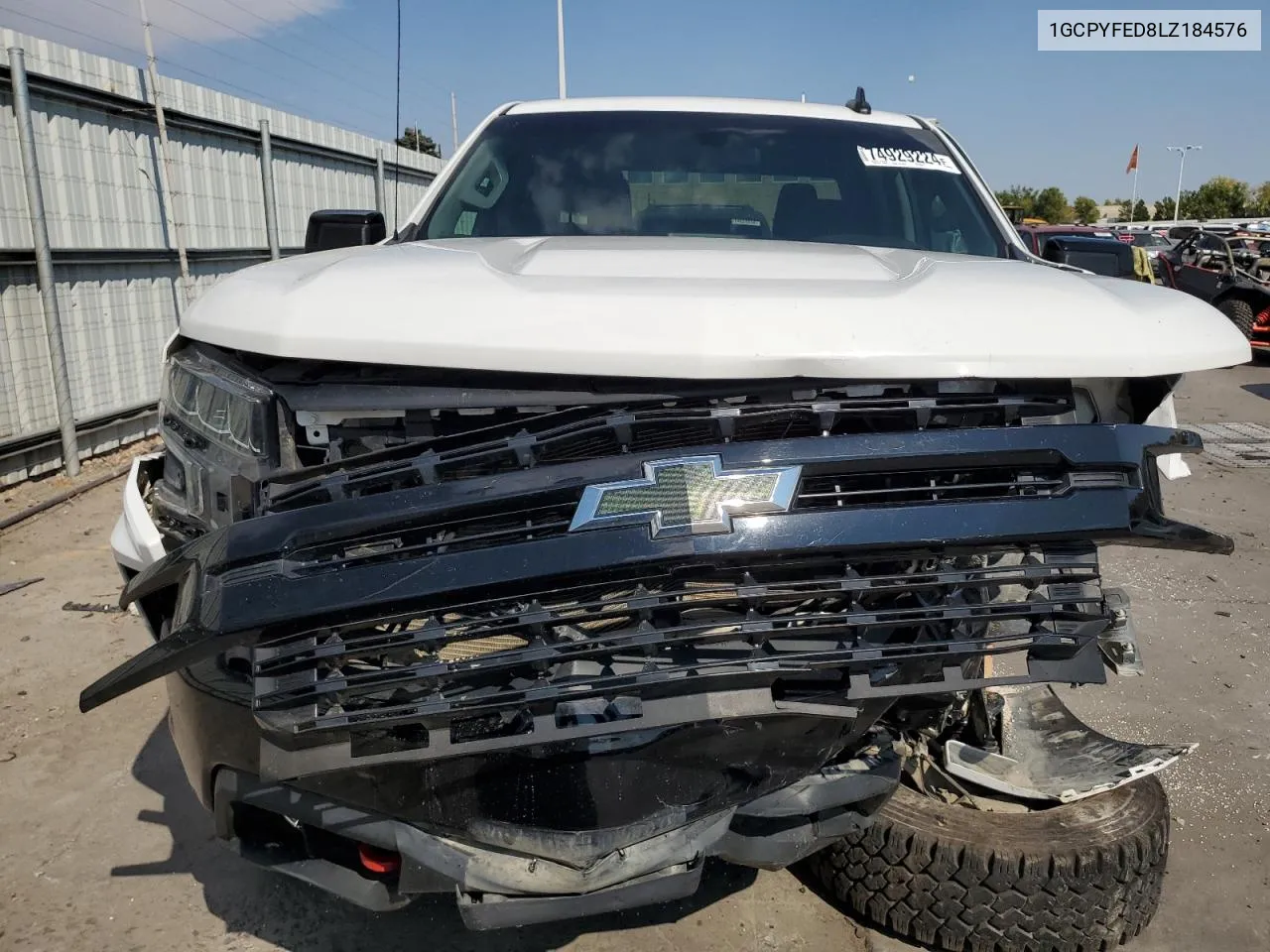 2020 Chevrolet Silverado K1500 Lt Trail Boss VIN: 1GCPYFED8LZ184576 Lot: 74929224