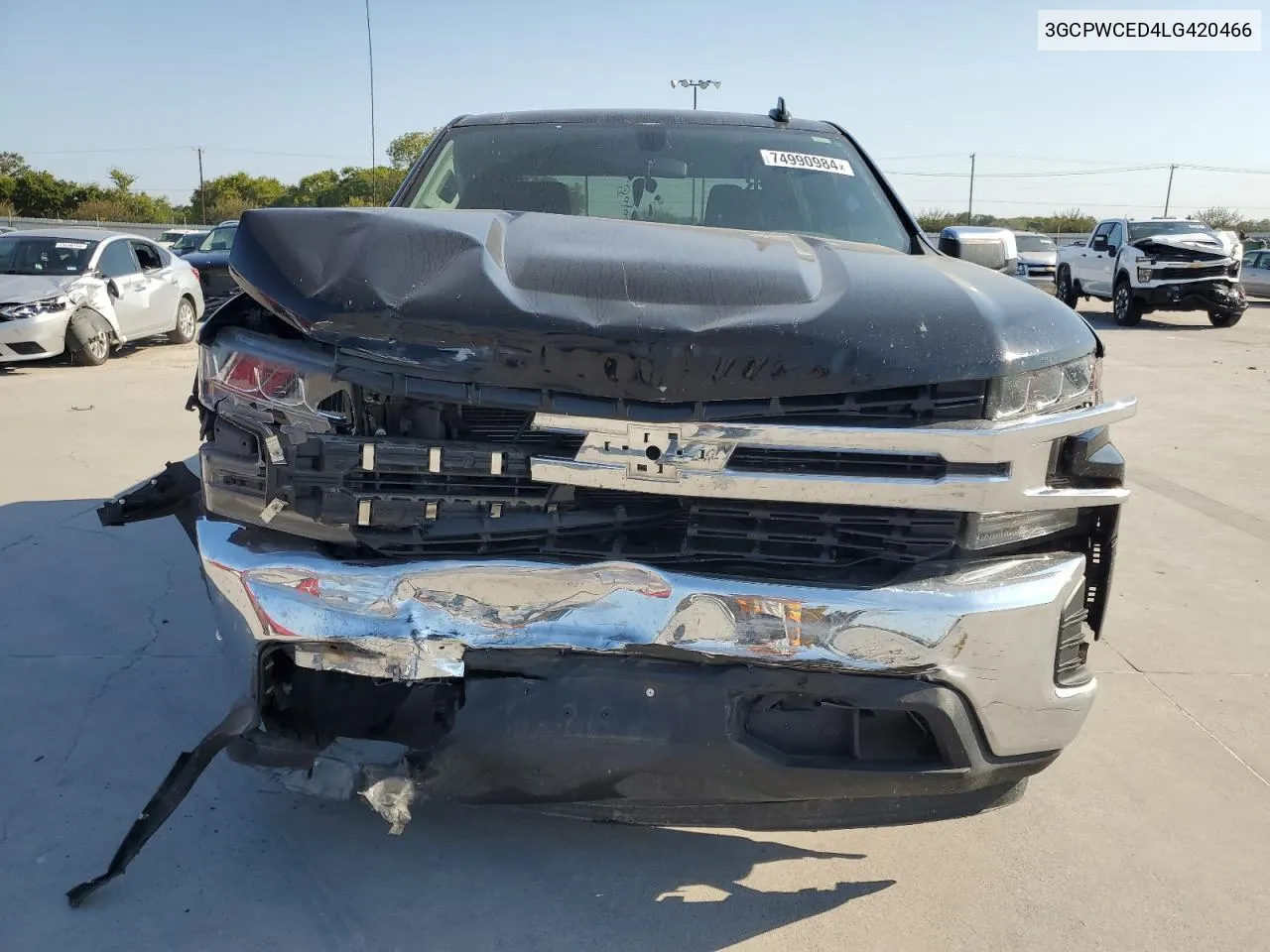 2020 Chevrolet Silverado C1500 Lt VIN: 3GCPWCED4LG420466 Lot: 74990984