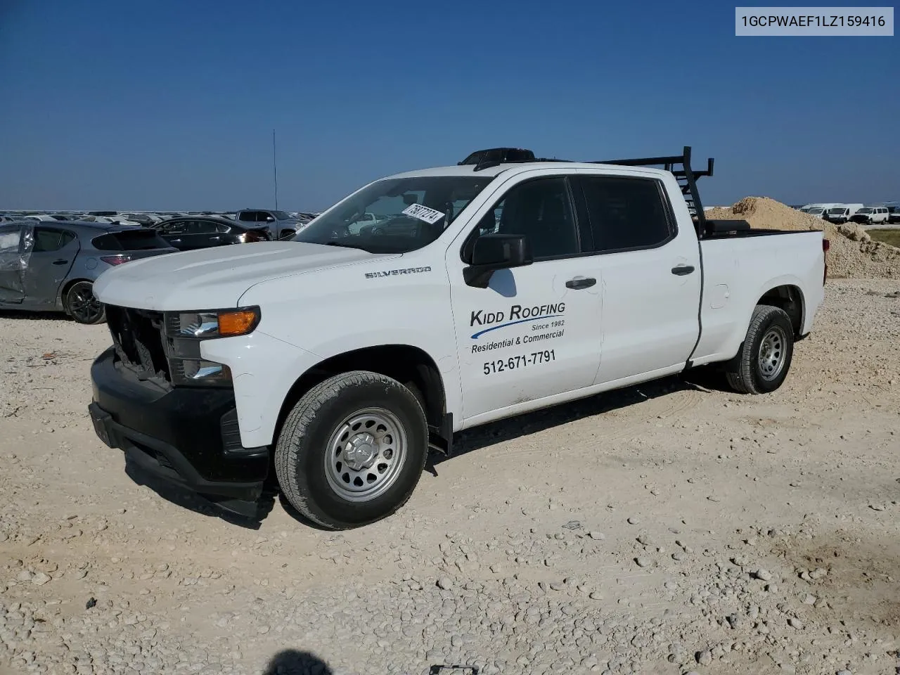 2020 Chevrolet Silverado C1500 VIN: 1GCPWAEF1LZ159416 Lot: 75877274