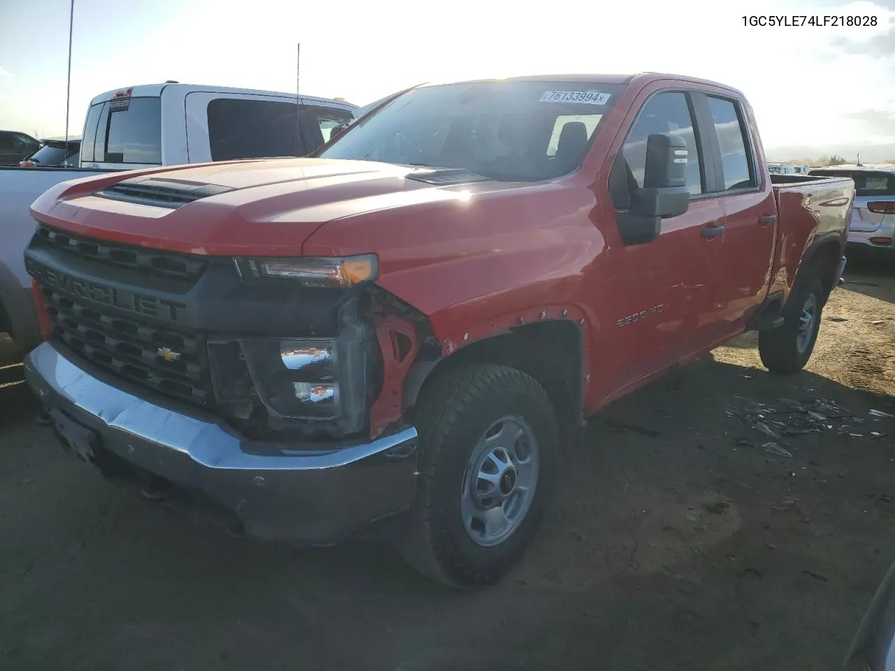 2020 Chevrolet Silverado K2500 Heavy Duty VIN: 1GC5YLE74LF218028 Lot: 76133994