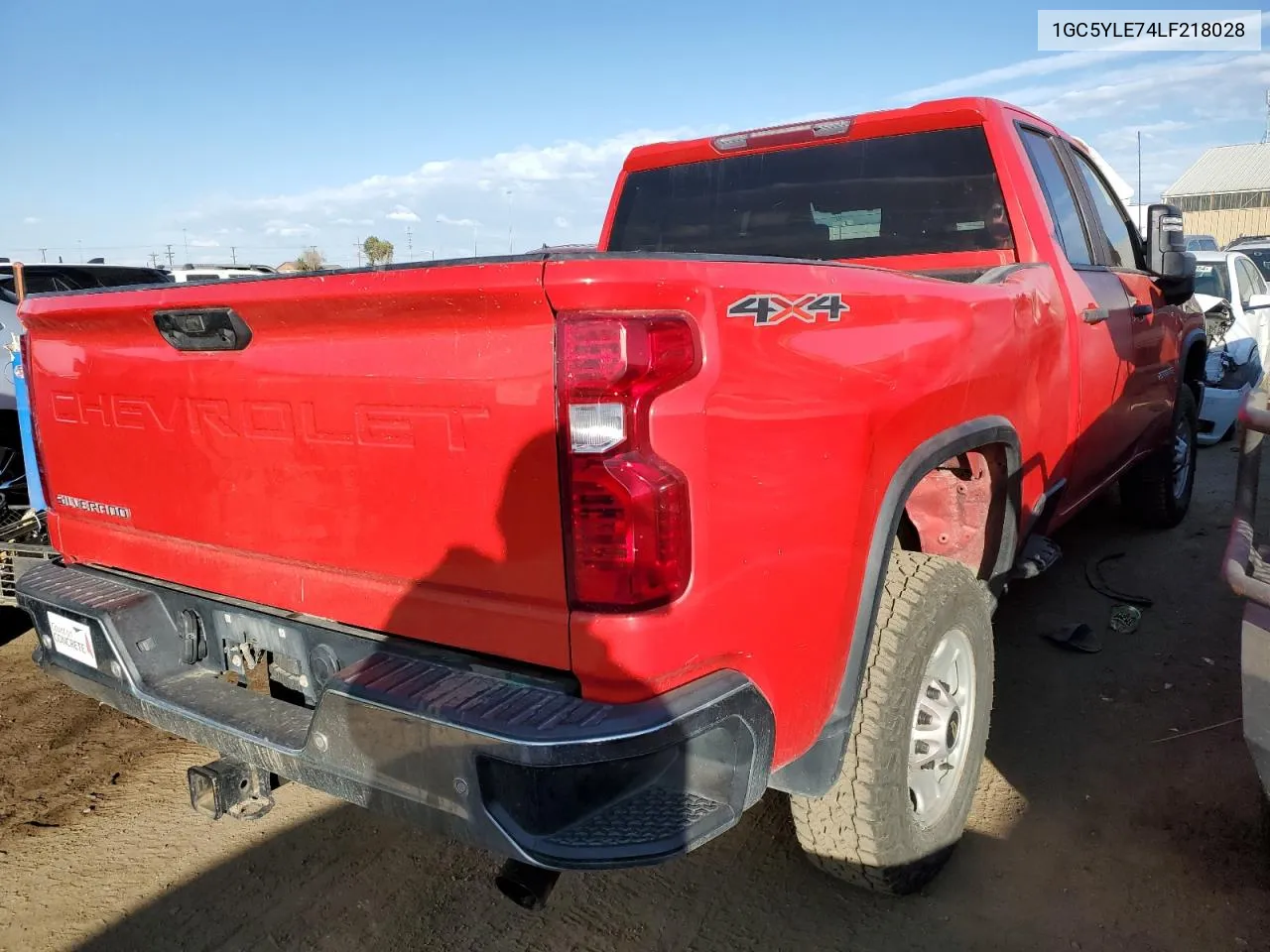 2020 Chevrolet Silverado K2500 Heavy Duty VIN: 1GC5YLE74LF218028 Lot: 76133994