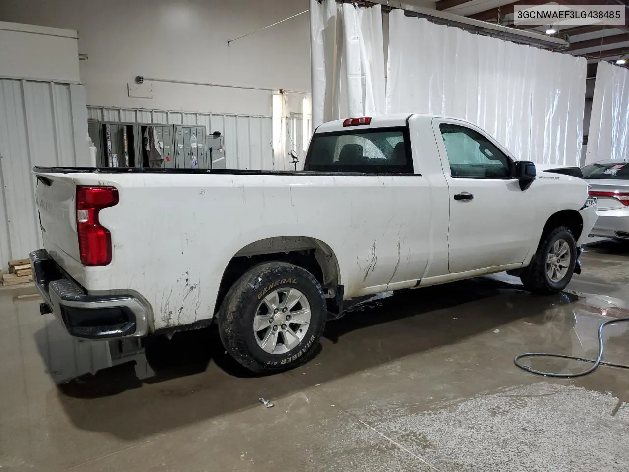 2020 Chevrolet Silverado C1500 VIN: 3GCNWAEF3LG438485 Lot: 76289294