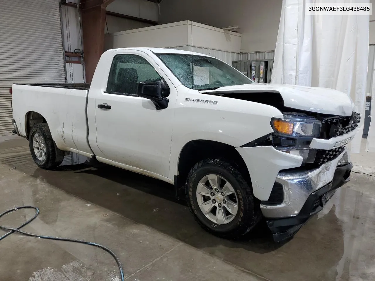 2020 Chevrolet Silverado C1500 VIN: 3GCNWAEF3LG438485 Lot: 76289294