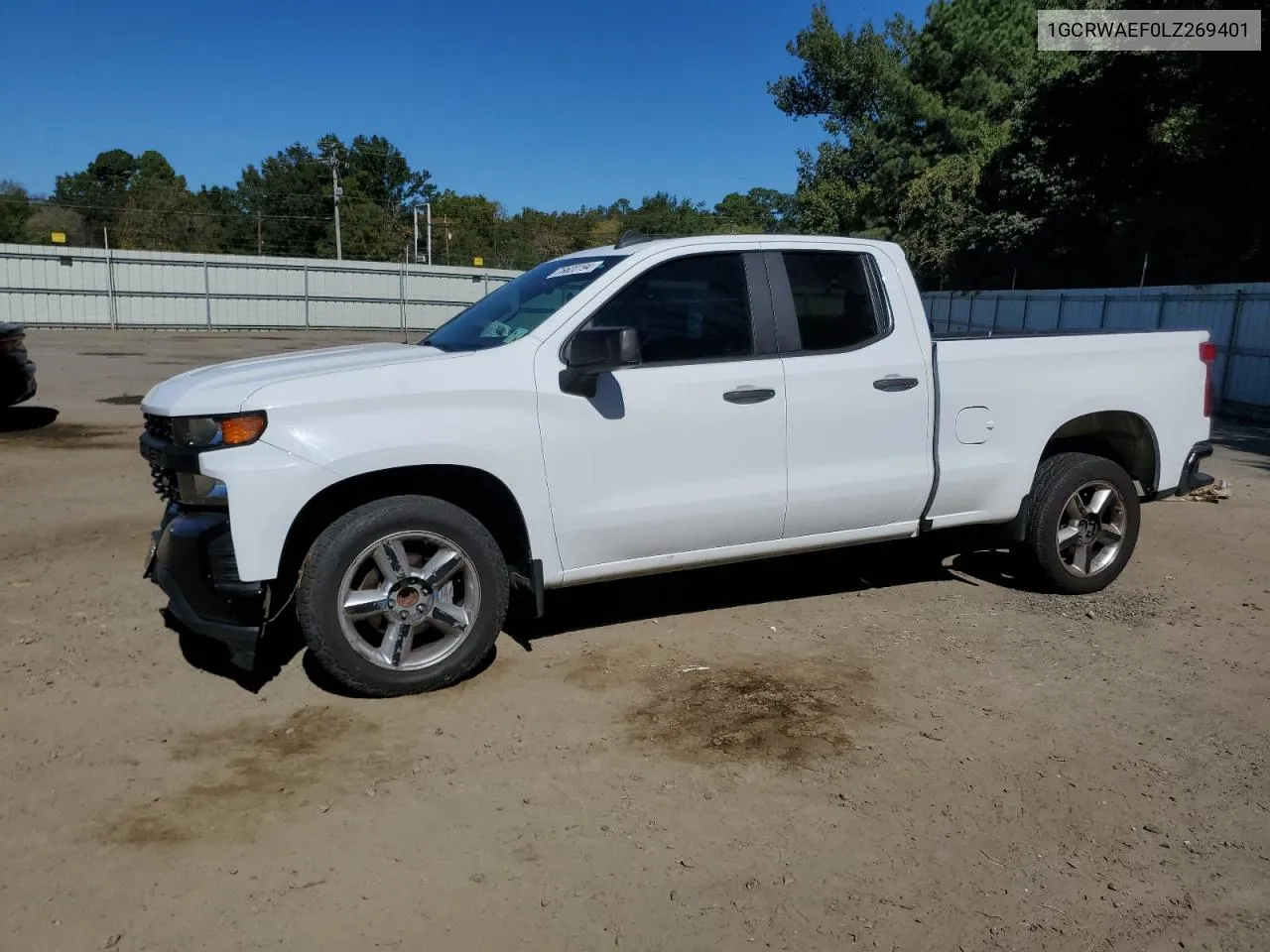 2020 Chevrolet Silverado C1500 VIN: 1GCRWAEF0LZ269401 Lot: 76620194