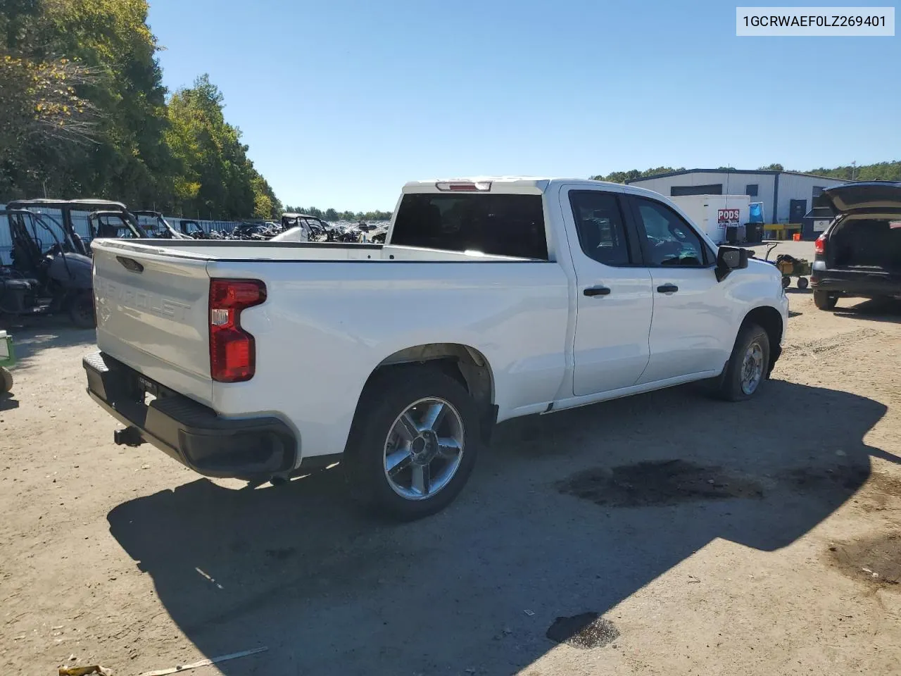 2020 Chevrolet Silverado C1500 VIN: 1GCRWAEF0LZ269401 Lot: 76620194