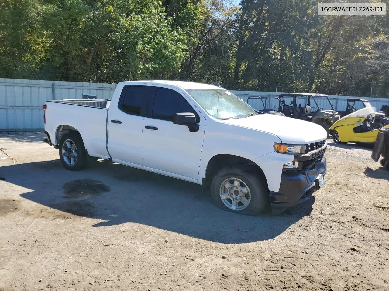 2020 Chevrolet Silverado C1500 VIN: 1GCRWAEF0LZ269401 Lot: 76620194