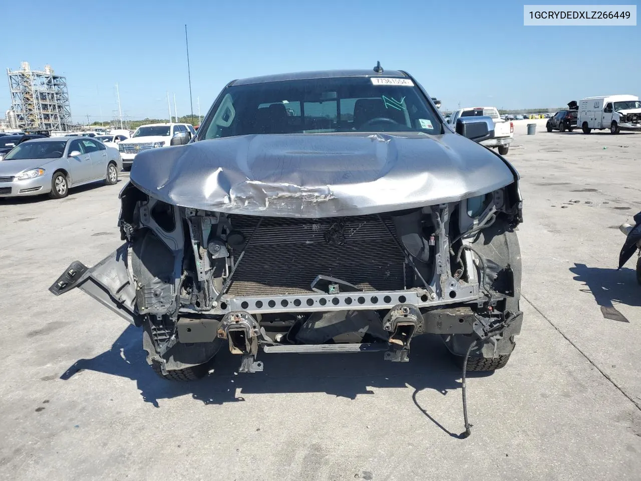 2020 Chevrolet Silverado K1500 Lt VIN: 1GCRYDEDXLZ266449 Lot: 77361554