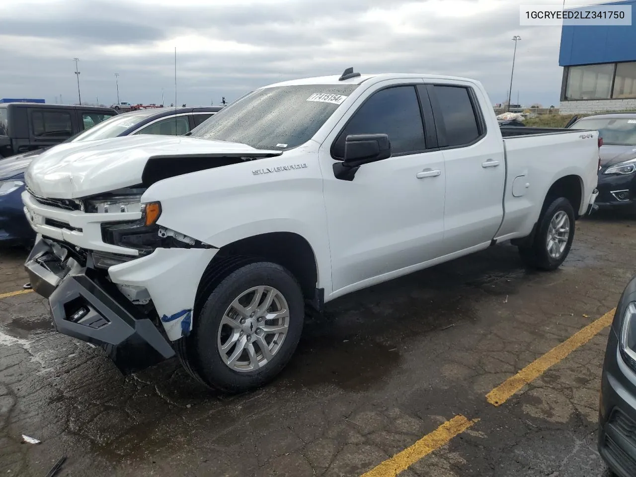 2020 Chevrolet Silverado K1500 Rst VIN: 1GCRYEED2LZ341750 Lot: 77415154