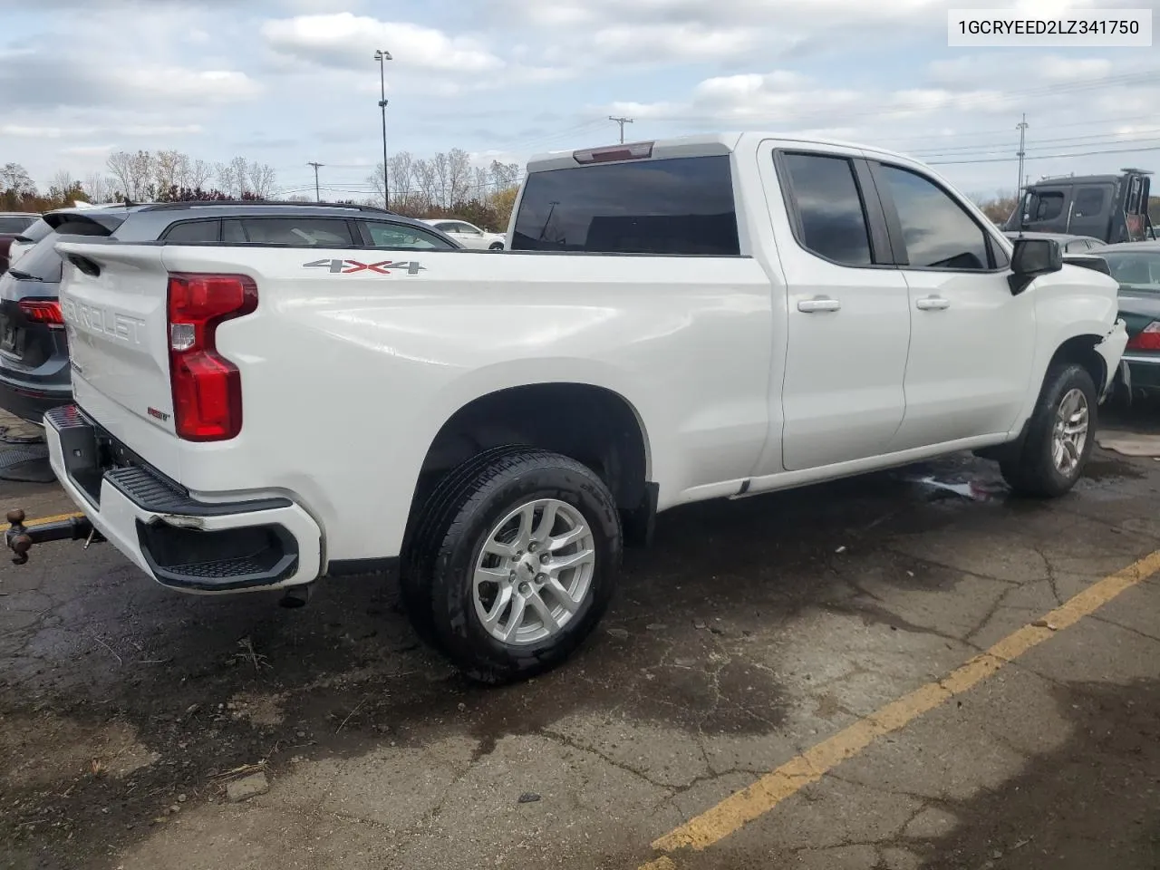 2020 Chevrolet Silverado K1500 Rst VIN: 1GCRYEED2LZ341750 Lot: 77415154