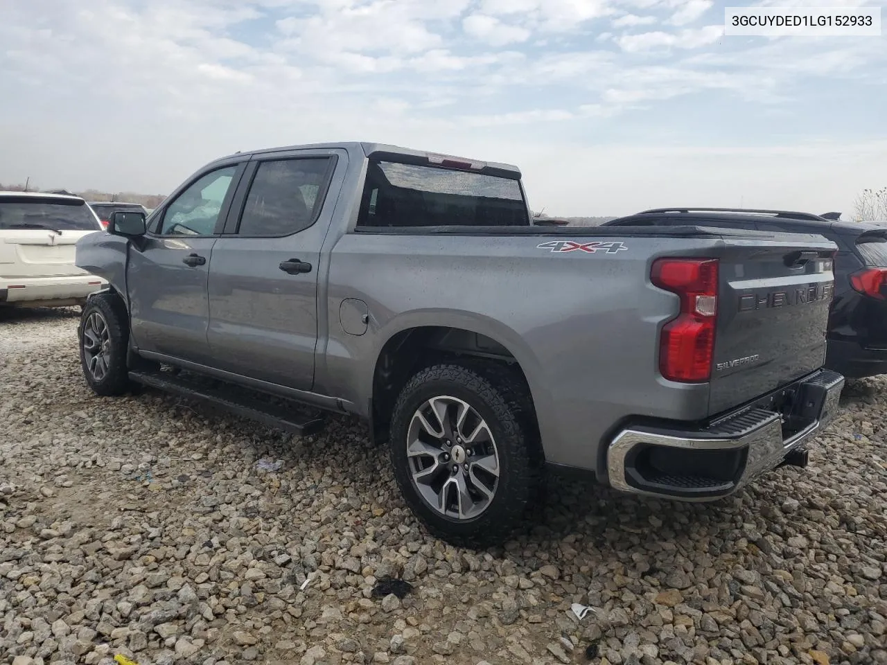 2020 Chevrolet Silverado K1500 Lt VIN: 3GCUYDED1LG152933 Lot: 77993234