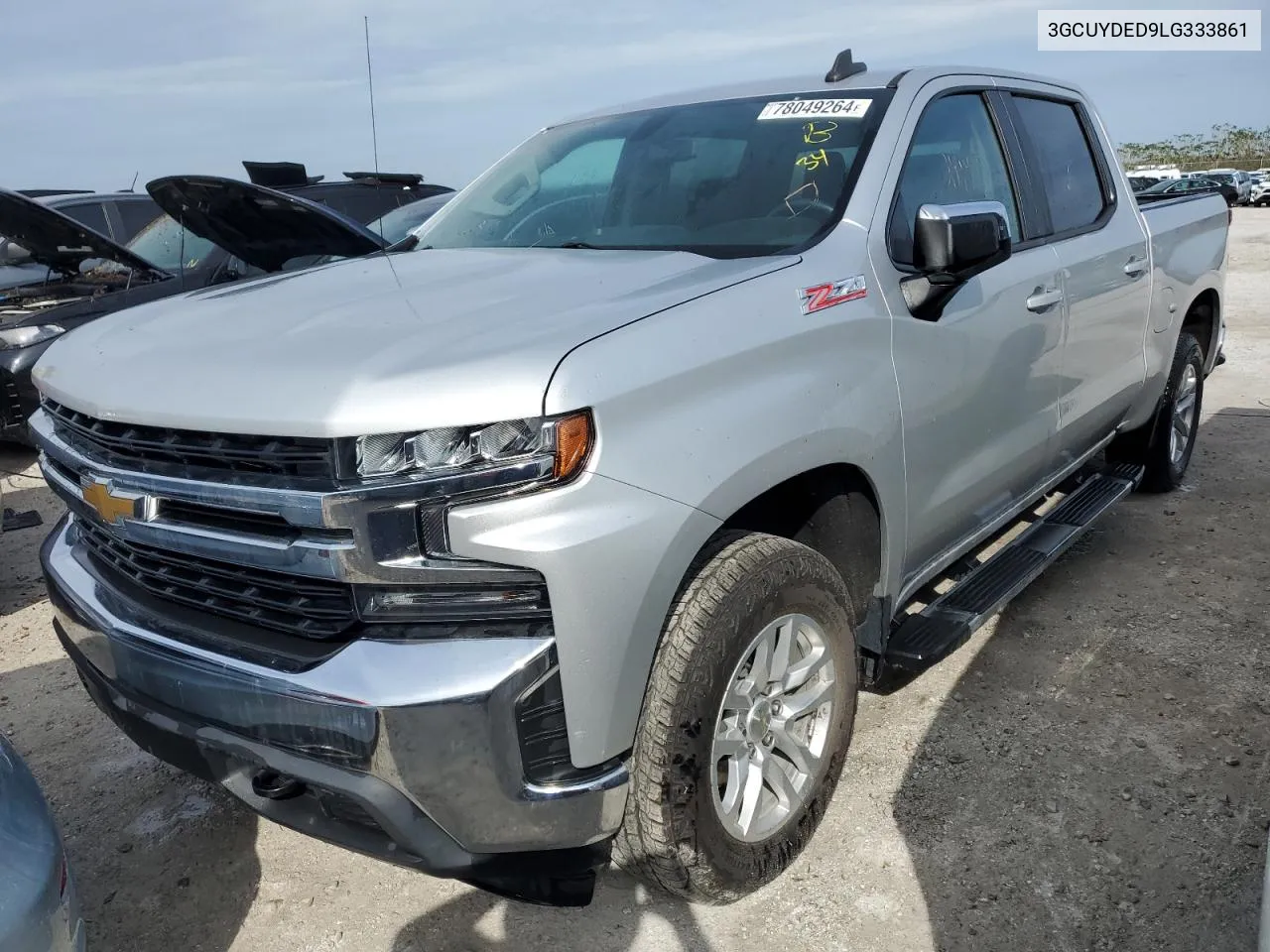 2020 Chevrolet Silverado K1500 Lt VIN: 3GCUYDED9LG333861 Lot: 78049264