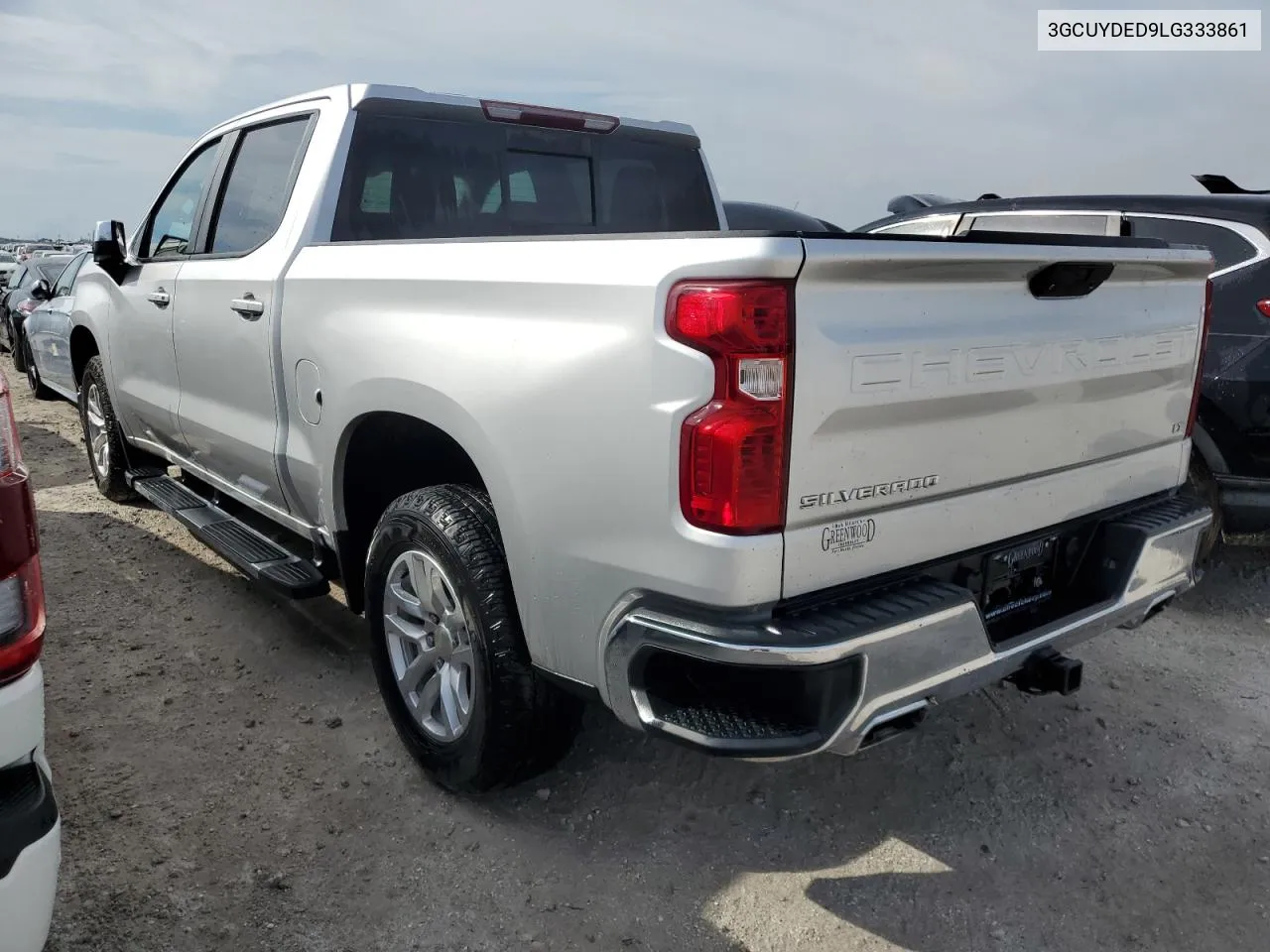 2020 Chevrolet Silverado K1500 Lt VIN: 3GCUYDED9LG333861 Lot: 78049264