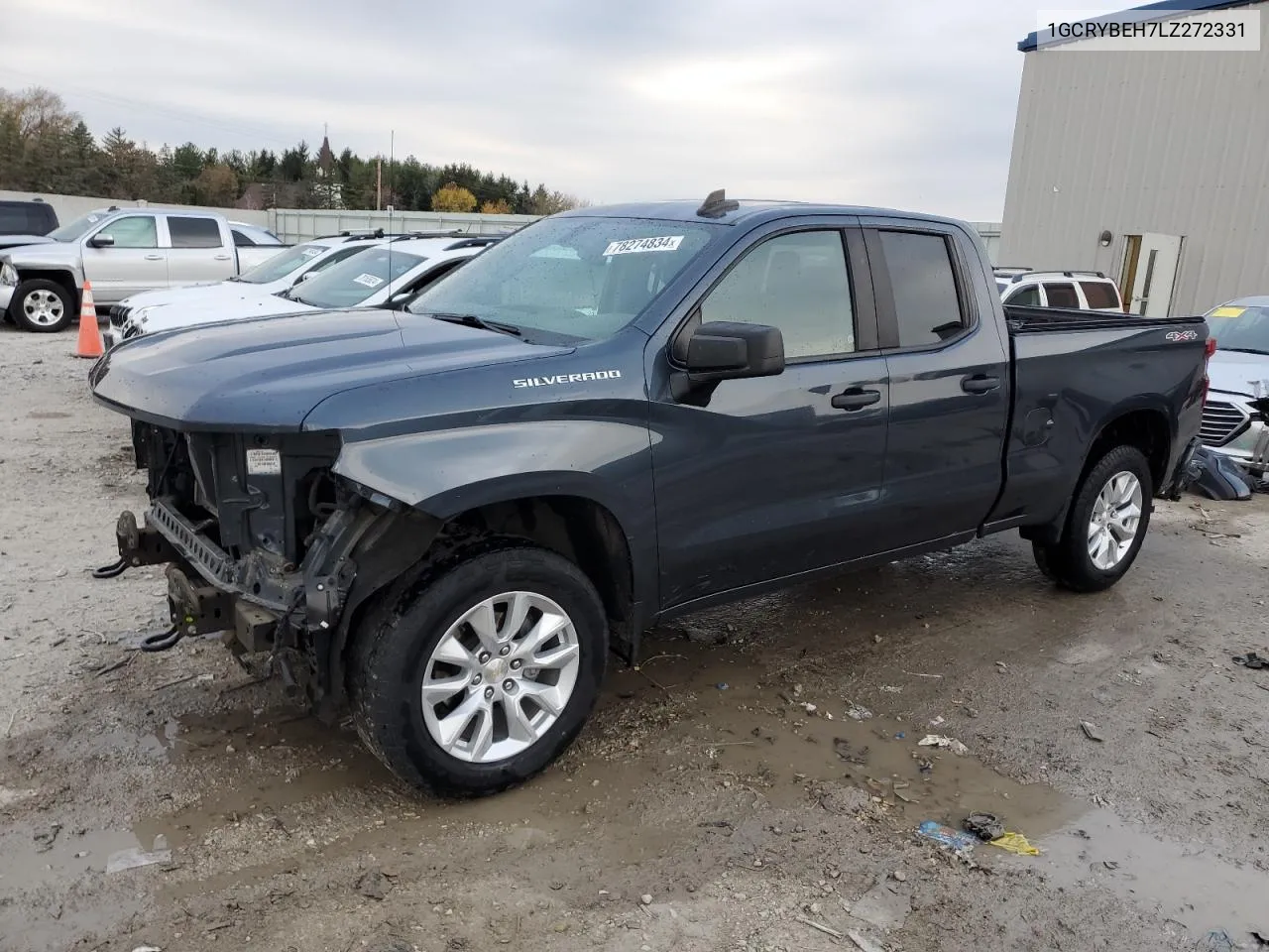 2020 Chevrolet Silverado K1500 Custom VIN: 1GCRYBEH7LZ272331 Lot: 78274834