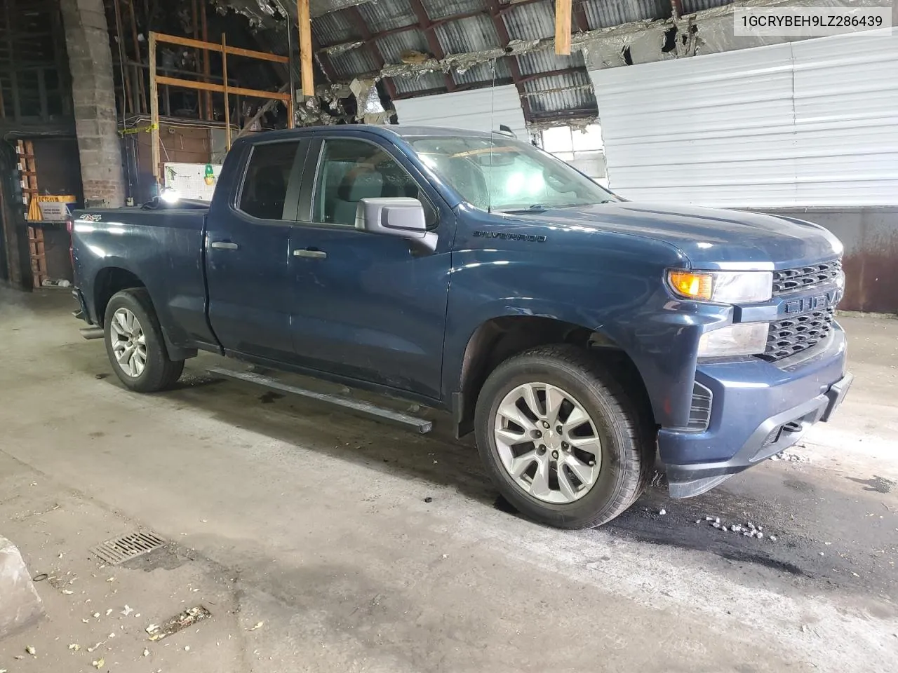 2020 Chevrolet Silverado K1500 Custom VIN: 1GCRYBEH9LZ286439 Lot: 78463254