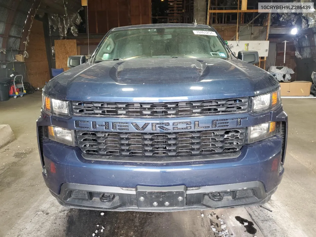 2020 Chevrolet Silverado K1500 Custom VIN: 1GCRYBEH9LZ286439 Lot: 78463254