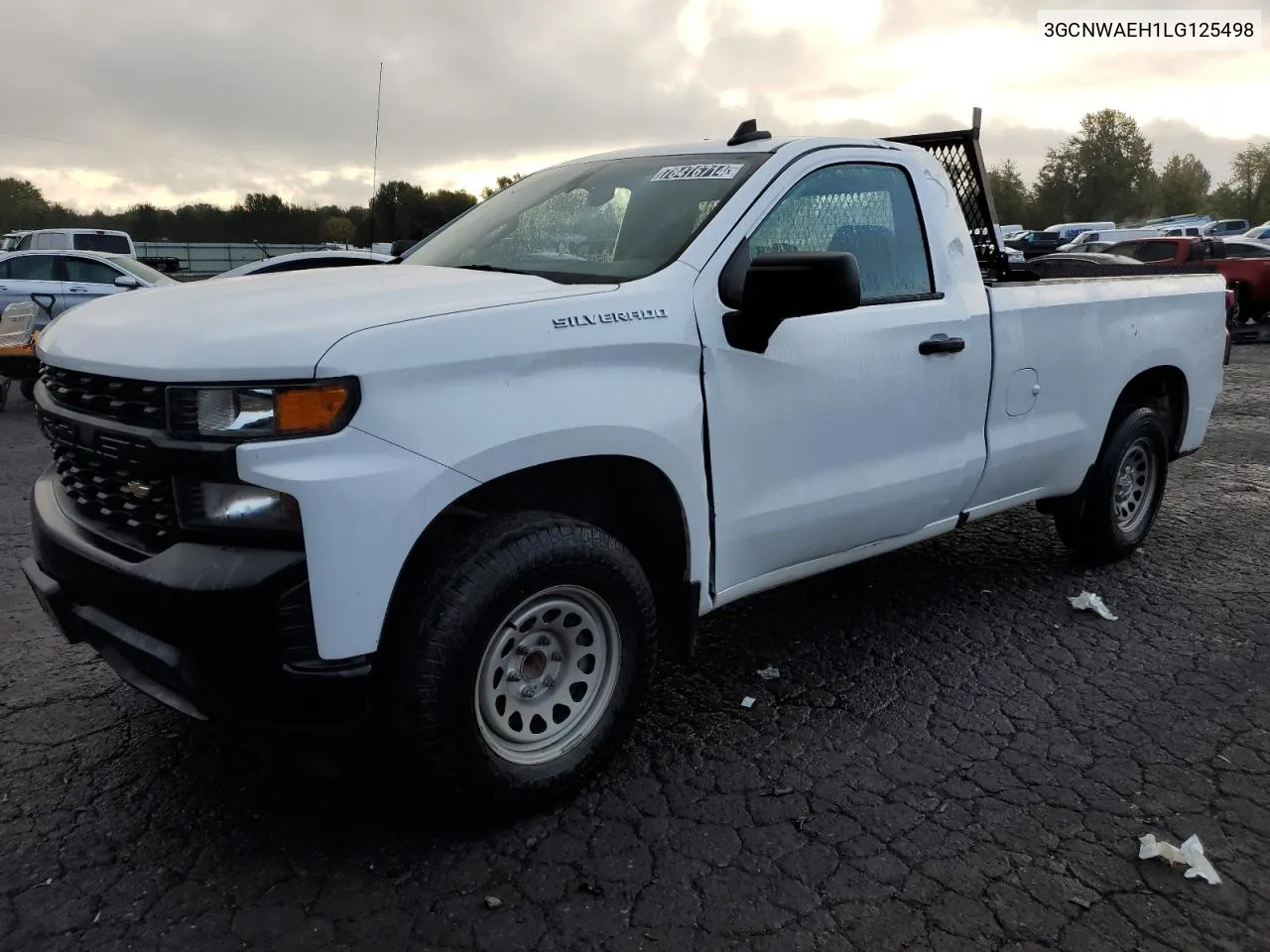 2020 Chevrolet Silverado C1500 VIN: 3GCNWAEH1LG125498 Lot: 78476714