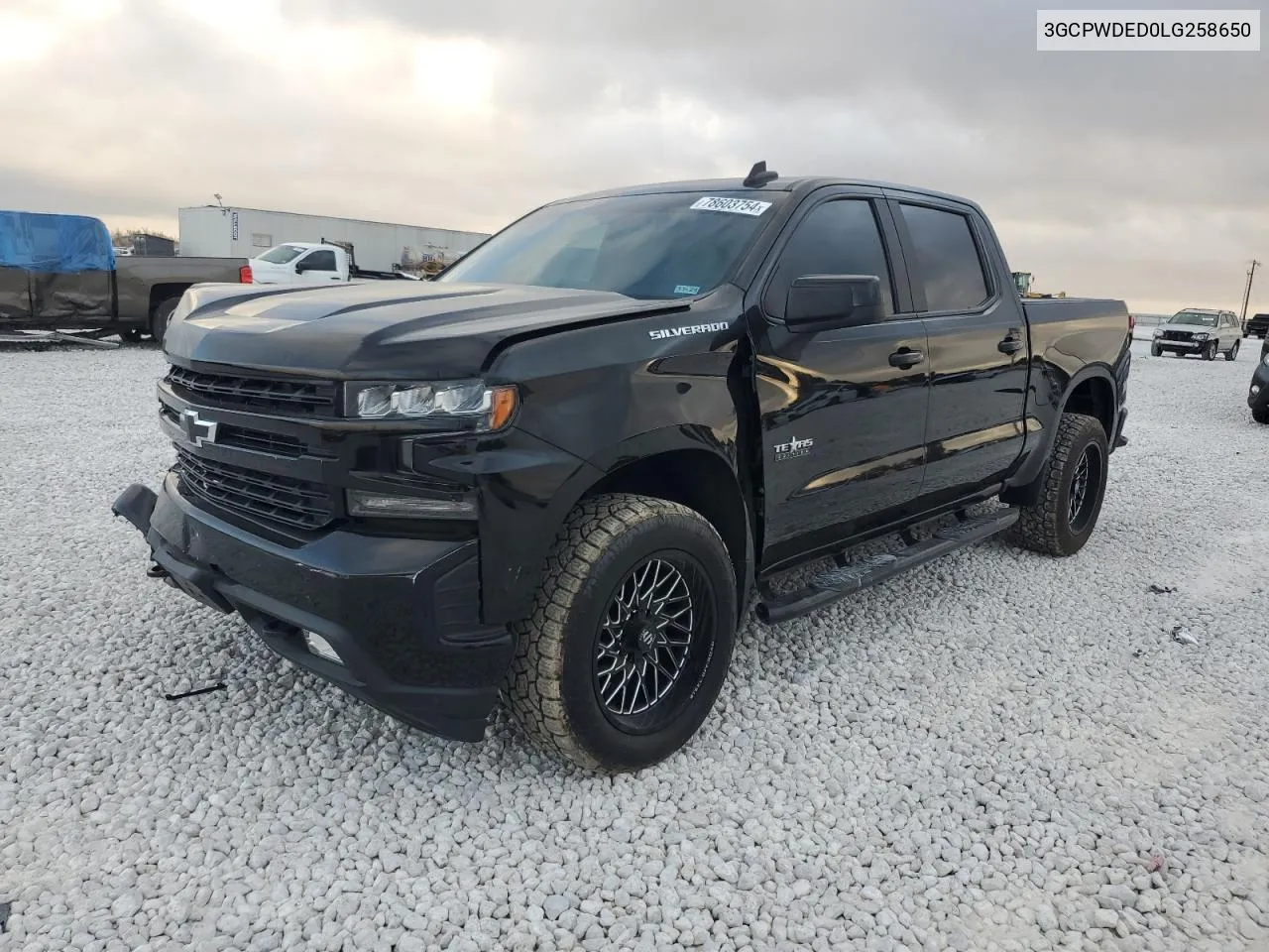 2020 Chevrolet Silverado C1500 Rst VIN: 3GCPWDED0LG258650 Lot: 78603754