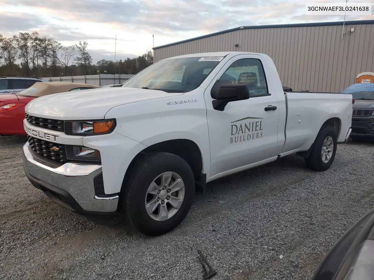 2020 Chevrolet Silverado C1500 VIN: 3GCNWAEF3LG241638 Lot: 78849084