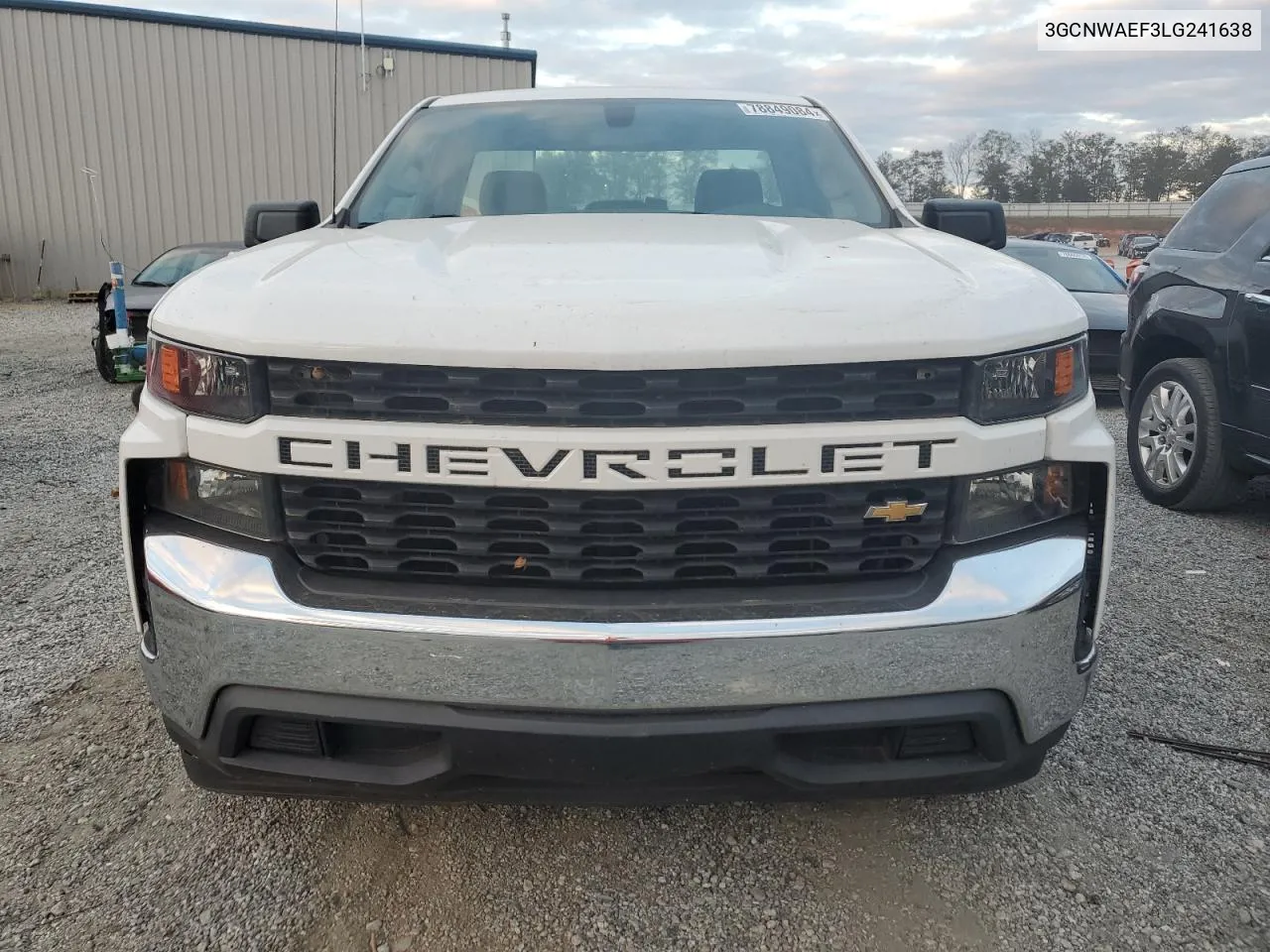 2020 Chevrolet Silverado C1500 VIN: 3GCNWAEF3LG241638 Lot: 78849084