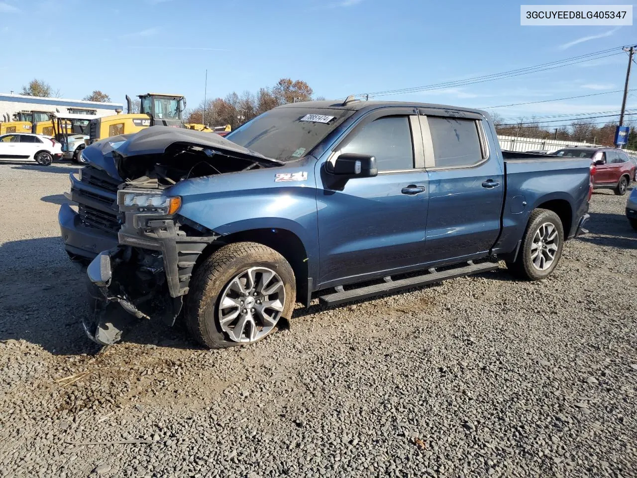 2020 Chevrolet Silverado K1500 Rst VIN: 3GCUYEED8LG405347 Lot: 78851474