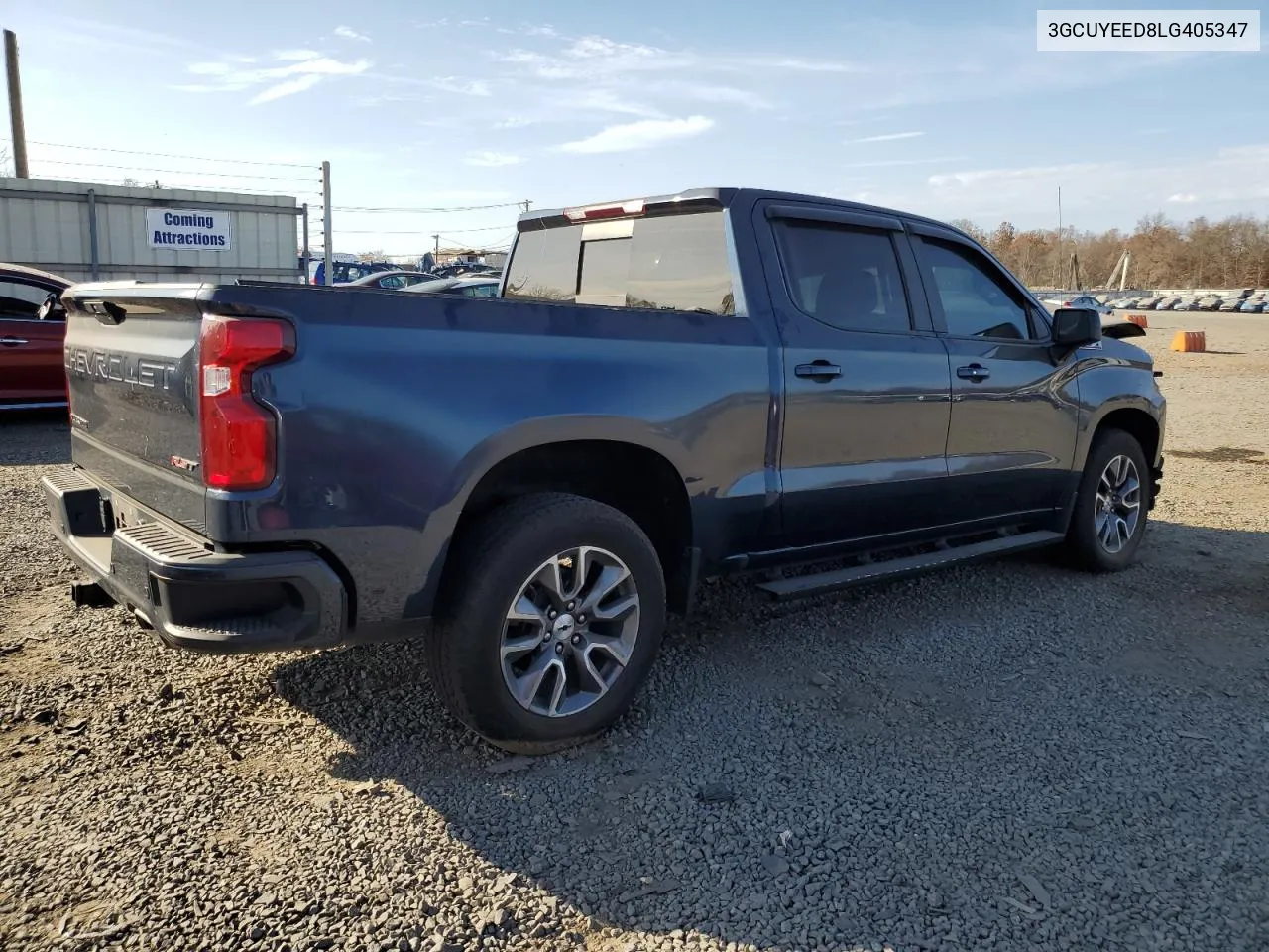 2020 Chevrolet Silverado K1500 Rst VIN: 3GCUYEED8LG405347 Lot: 78851474