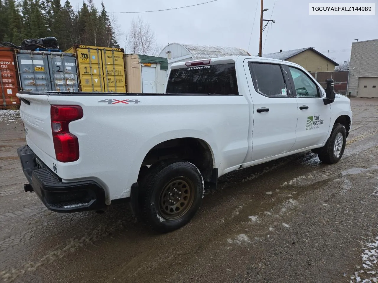 2020 Chevrolet Silverado K1500 VIN: 1GCUYAEFXLZ144989 Lot: 79499894