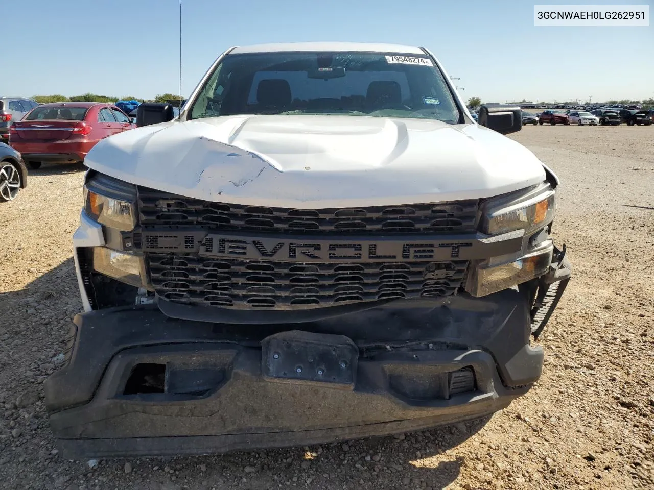 2020 Chevrolet Silverado C1500 VIN: 3GCNWAEH0LG262951 Lot: 79548274