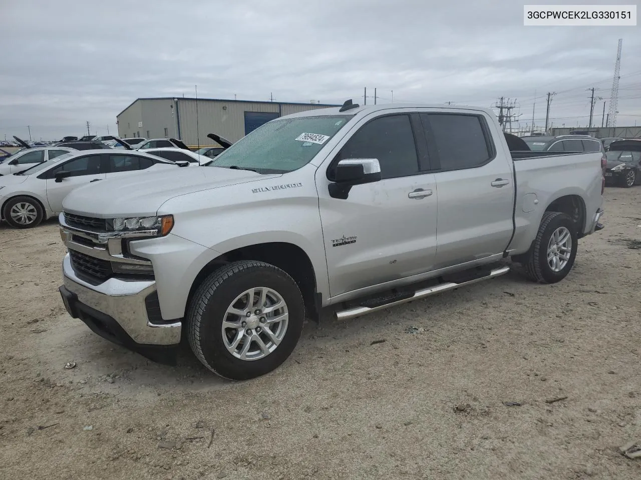 2020 Chevrolet Silverado C1500 Lt VIN: 3GCPWCEK2LG330151 Lot: 79694524