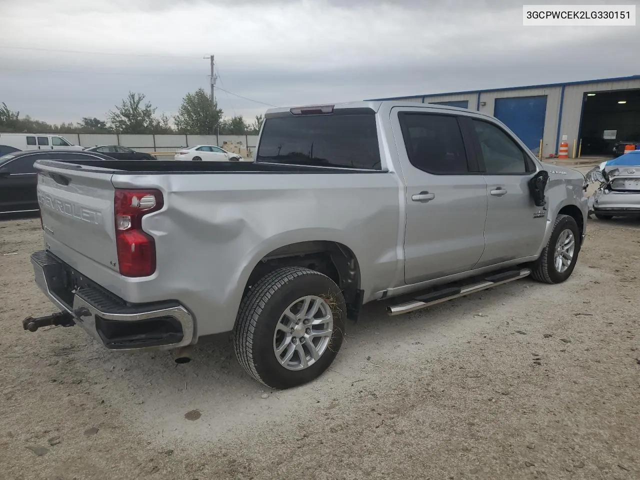 2020 Chevrolet Silverado C1500 Lt VIN: 3GCPWCEK2LG330151 Lot: 79694524